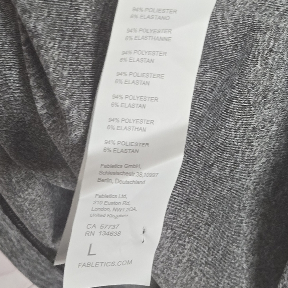 Fabletics Gray Tank Top - Picture 2 of 3